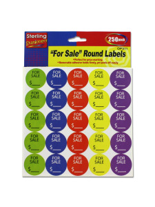 250 Pack For sale sticker labels