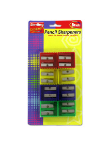 8 Pack pencil sharpeners