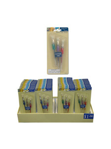 3 piece mini gel pens pdq