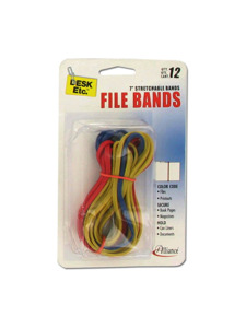 12 Piece stretchable bands