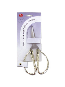 7 inch decorative scissor w/stainless steel blade