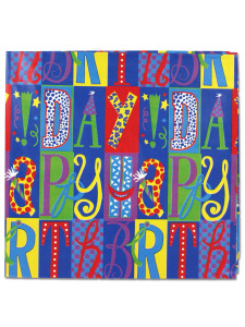 3 sheet birthday gift wrap