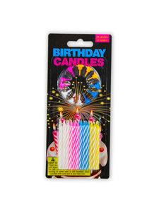 Birthday candles wit holders (pack of 24)