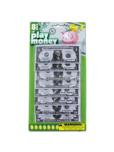 Paper play money (160 pieces)