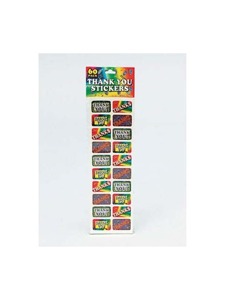 60 pack thank you stickers