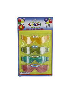 4 Pack kids party favor sunglasses
