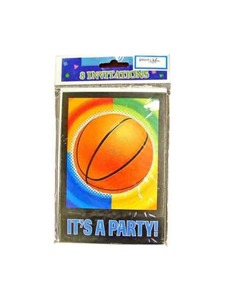 birthday party invitation sports themed (8 per pack)