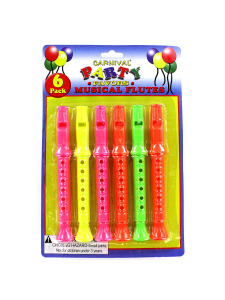 Musical flute party favors