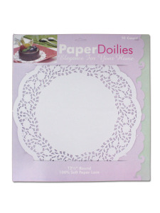 Large white doilies