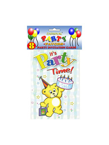 birthday party invitations (8 per pack)