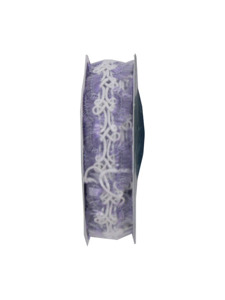 lilac/white 4.5 foot novelty braid spool