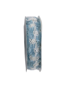 blue/white 4.5 foot novelty braid spool