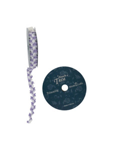 lilac/white 4.5 foot novelty braid spool