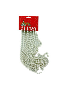 6 strand pearl xmas bead decoration