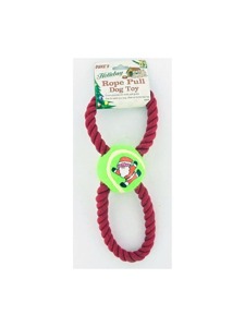 Holiday rope pull toy