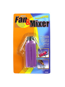 Miniature fan and mixer (assorted colors)