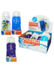 Folding water bottle counter top display