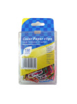 Colored paper clips, pack of 150