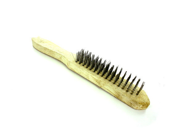4 row wire brush