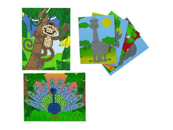 6 Fabulous Foam Zoo Mosaic Art Pictures
