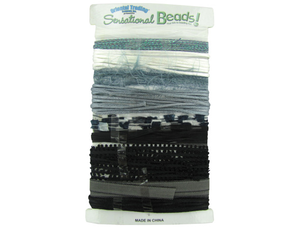 Silver/Gray/Blk Fiber/Ribbon Card