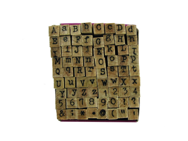 72 Pc. Alphabet Stamp Sets