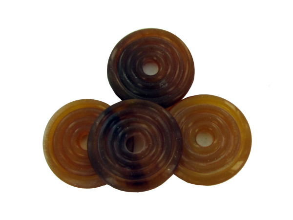 Natural Horn Saucer Beads