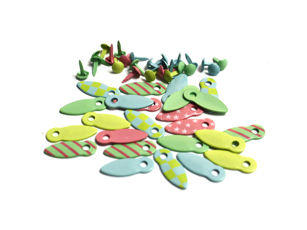 24 Pastel Frame Anchors With Brads