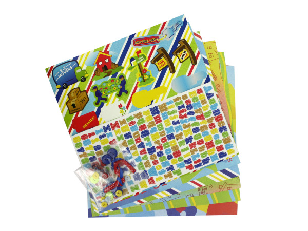 90 Pc. Packin' Up & Movin' Paper Kit