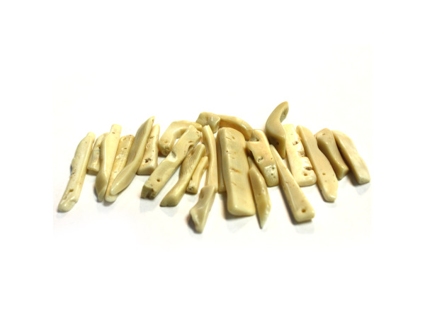 36MM White Coral Fw Stick Beads