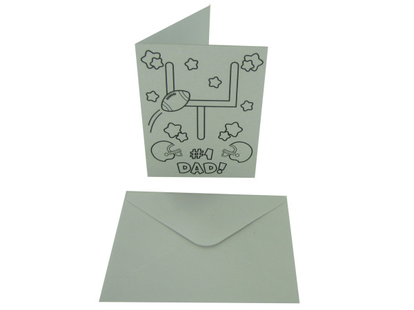 Color-Your-Own Sports Father's Day Cards