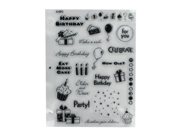 23 Birthday Clear Stamps