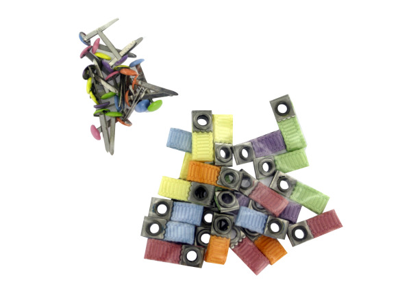48 Tropical Ribbon Tab Brads