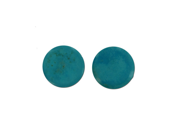 28MM Turquoise Disc Beads