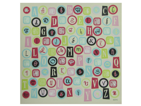 Cardstock Home Cookin' Alphabet Stickers