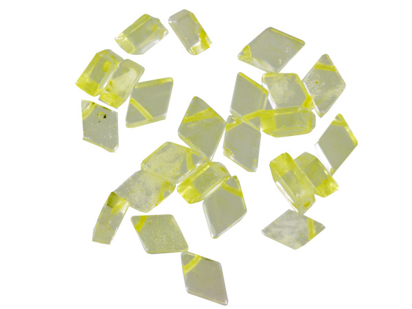 11MM Td Diamond Shp Cldy Quartz Beads