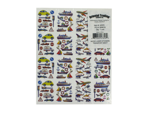 Micro Laser Stickers-Transport