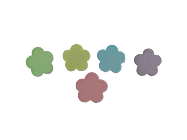 60 Metal Pastel Big Flower Brads