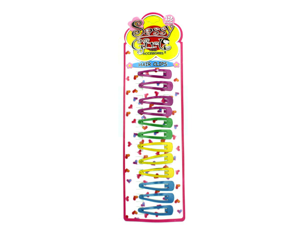 Snap hair clips