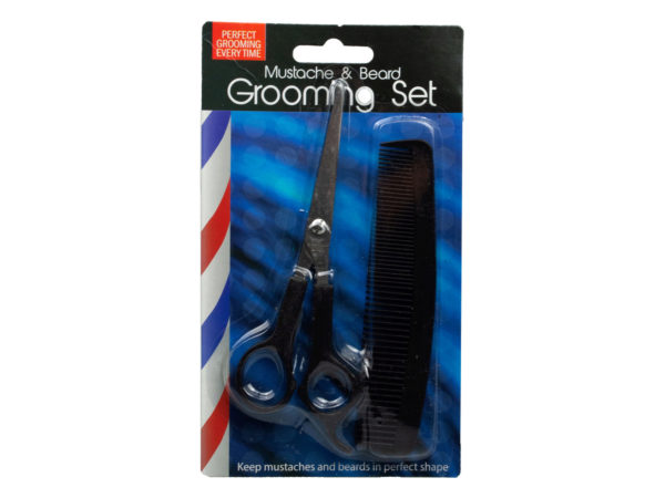 Mustache grooming set
