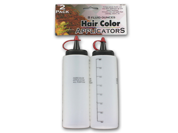 Hair color applicators