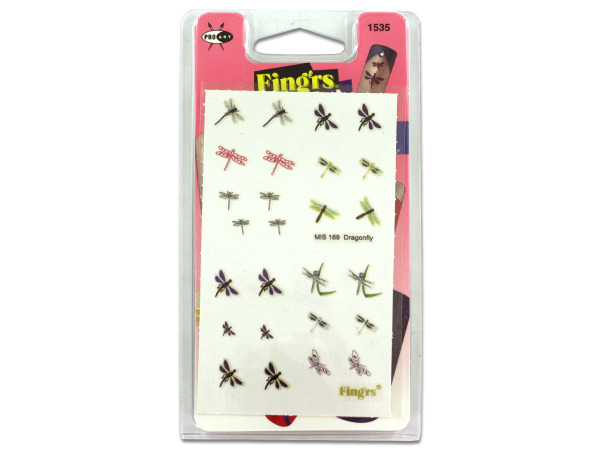 Stick-on nail art