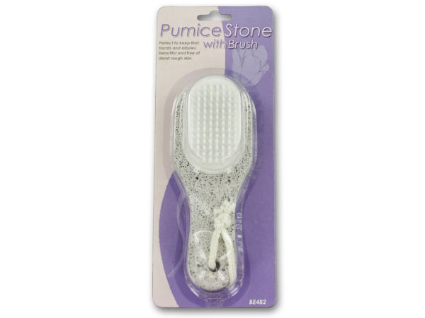 Pumice with brush stone