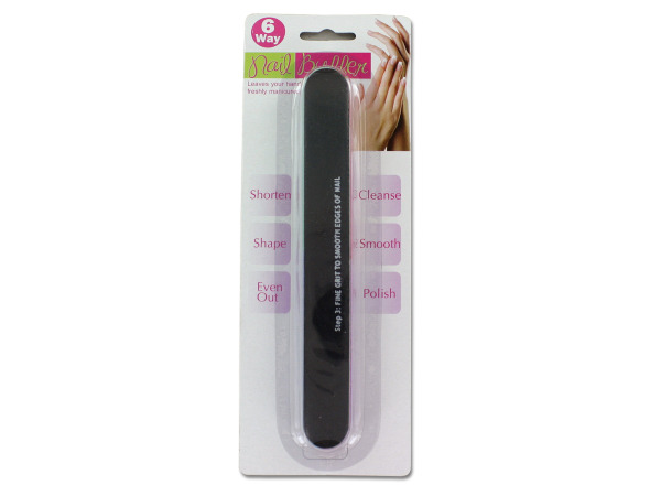 Seven-way nail buffer