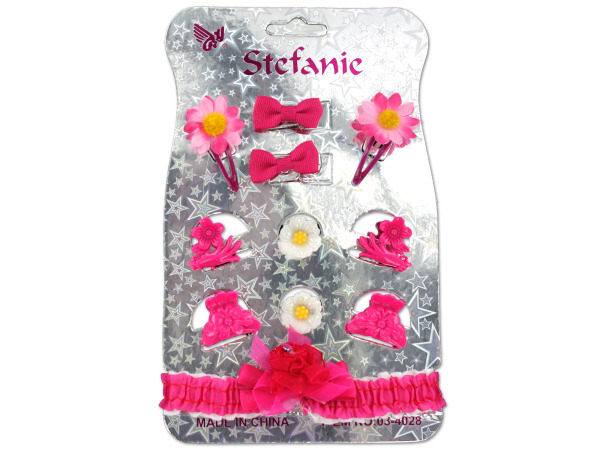 11 piece baby hair set (assorted)