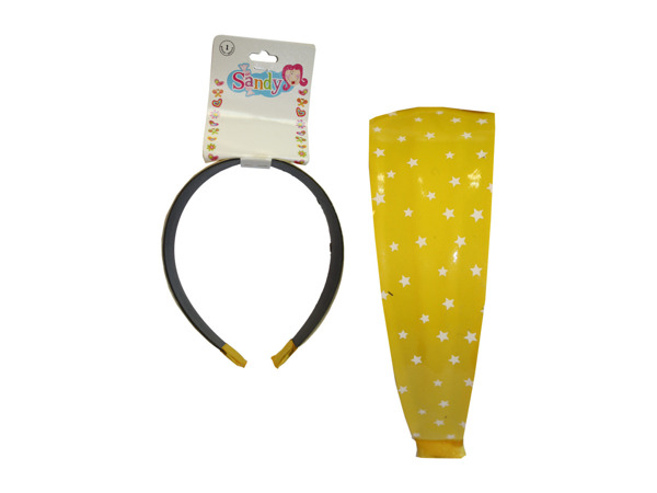 Headband with star print