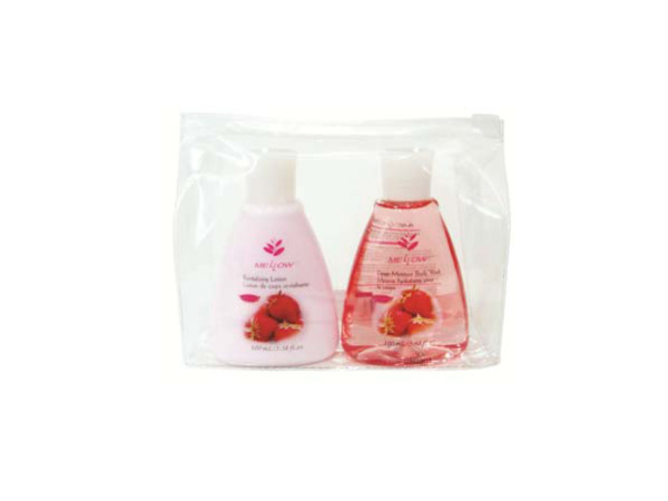 2pc. travel pack - body wash & body lotion - strwbry