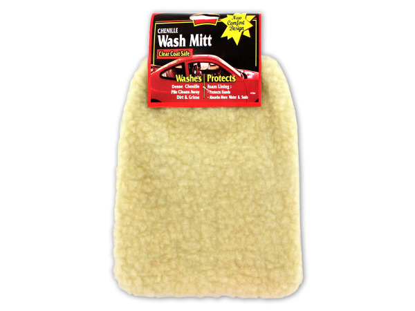 chinille wash mitt