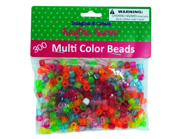 Multi-color crafting pony beads