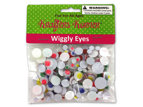 Wiggly eyes, assorted colors and shapes
